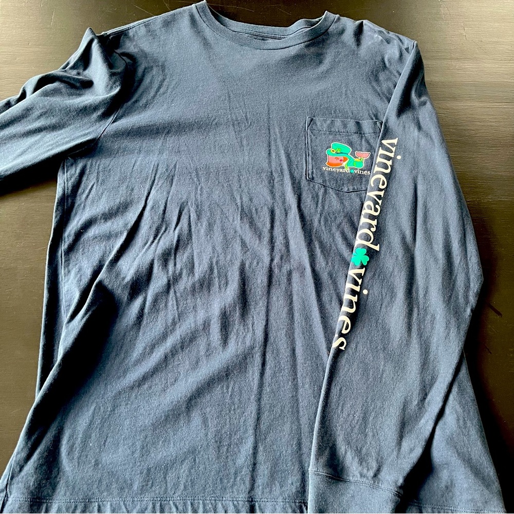 Vineyard Vines, Kiss Me I’m Irish St. Pattys Long Sleeve